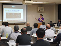 第128回月例研修会『地域発のスタートアップが目指す、宇宙産業における新事業創出の取り組み』:宇藤氏による講演