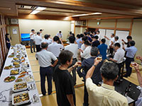 第129回月例研修会『製造業におけるAI活用の最前線 ―航空宇宙産業の未来を拓く、現場起点のAI/DX活用-』:懇親会の様子1